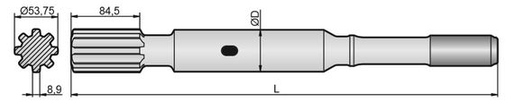 Adattatore dello stinco di aste di trivellazione per il martello pneumatico idraulico COP1838 che estrae traforo